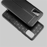 قاب ژله ای طرح چرم سامسونگ Auto Focus Jelly Case For Samsung Galaxy A41