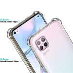 قاب محافظ ژله ای کپسول دار 5 گرمی هواوی Clear Tpu Air Rubber Jelly Case For Huawei P40 Lite / Nova 7i / Nova 6 SE