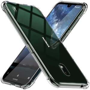 قاب محافظ ژله ای کپسول دار 5 گرمی نوکیا Clear Tpu Air Rubber Jelly Case For Nokia 2.2