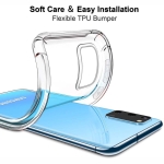 قاب محافظ ژله ای کپسول دار 5 گرمی سامسونگ Clear Tpu Air Rubber Jelly Case For Samsung Galaxy S20