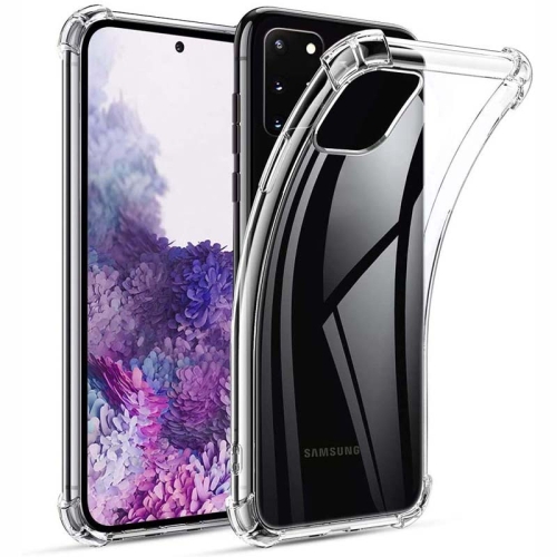 قاب محافظ ژله ای کپسول دار 5 گرمی سامسونگ Clear Tpu Air Rubber Jelly Case For Samsung Galaxy S20 Plus