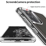 قاب محافظ ژله ای کپسول دار 5 گرمی سامسونگ Clear Tpu Air Rubber Jelly Case For Samsung Galaxy S20 Plus