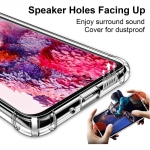 قاب محافظ ژله ای کپسول دار 5 گرمی سامسونگ Clear Tpu Air Rubber Jelly Case For Samsung Galaxy S20 Ultra