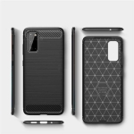 قاب محافظ ژله ای سامسونگ Fiber Carbon Rugged Armor Case For Samsung Galaxy S20