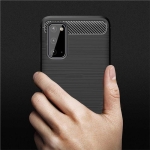 قاب محافظ ژله ای سامسونگ Fiber Carbon Rugged Armor Case For Samsung Galaxy S20