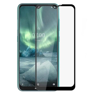 محافظ صفحه نمایش تمام چسب با پوشش کامل نوکیا Full Glass Screen Protector For Nokia 2.3