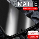 محافظ صفحه نمایش مات تمام چسب با پوشش کامل شیائومی Full Matte Glass Screen Protector For Xiaomi Redmi Note 9 Pro Note 9 Pro Max Note 9S