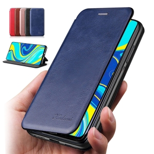 کیف محافظ چرمی شیائومی Leather Standing Magnetic Cover For Redmi Note 9 Pro / Note 9 Pro Max / Note 9S