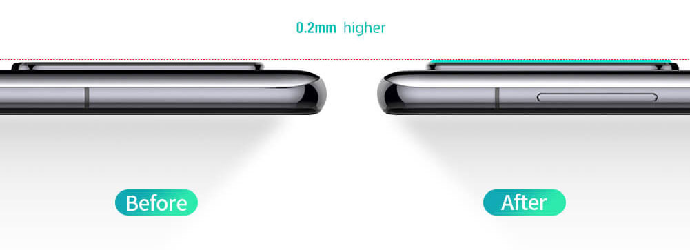 محافظ لنز دوربین نیلکین هواوی Nillkin InvisiFilm camera protector for Huawei P40