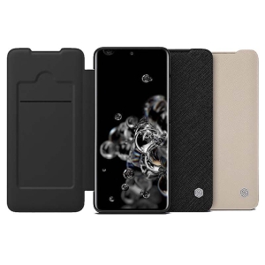 کیف محافظ چرمی نیلکین سامسونگ Nillkin Ming Leather Case Samsung Galaxy S20 Ultra