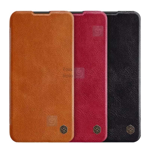 کیف محافظ چرمی نیلکین هواوی Nillkin Qin Case For Huawei P40 Lite / Nova 7i / Nova 6 SE