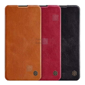 کیف محافظ چرمی نیلکین سامسونگ Nillkin Qin Case For Samsung Galaxy A21
