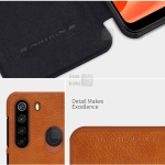 کیف محافظ چرمی نیلکین سامسونگ Nillkin Qin Case For Samsung Galaxy A21