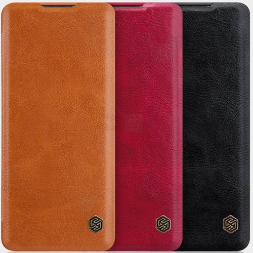کیف محافظ چرمی نیلکین وان پلاس Nillkin Qin Case For OnePlus 8 Pro