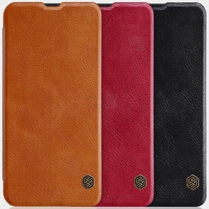 کیف محافظ چرمی نیلکین سامسونگ Nillkin Qin Case For Samsung Galaxy M30s / M21