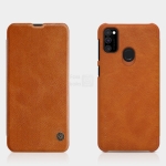 کیف محافظ چرمی نیلکین سامسونگ Nillkin Qin Case For Samsung Galaxy M30s / M21