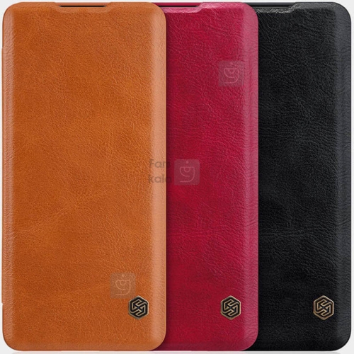 کیف محافظ چرمی نیلکین هواوی Nillkin Qin Case For Huawei P40 Pro Plus