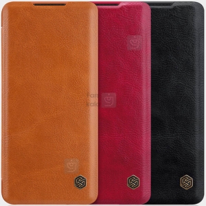 کیف محافظ چرمی نیلکین شیائومی Nillkin Qin Case For Xiaomi Mi Note 10 Lite