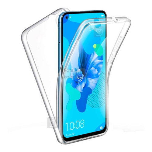 قاب محافظ شفاف 360 درجه هواوی Soft Clear Ultra Thin 360 Degree Case Huawei Nova 5T / Honor 20
