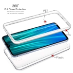 قاب محافظ شفاف 360 درجه شیائومی Soft Clear Ultra Thin 360 Degree Case Xiaomi Redmi Note 8 Pro