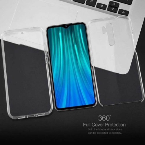قاب محافظ شفاف 360 درجه شیائومی Soft Clear Ultra Thin 360 Degree Case Xiaomi Redmi Note 8 Pro