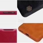 کیف محافظ چرمی نیلکین وان پلاس Nillkin Qin Case For OnePlus 8