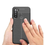 قاب ژله ای طرح چرم سامسونگ Auto Focus Jelly Case For Samsung Galaxy A21