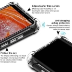 قاب محافظ ژله ای کپسول دار 5 گرمی نوکیا Clear Tpu Air Rubber Jelly Case For Nokia 3.1 Plus / Nokia X3