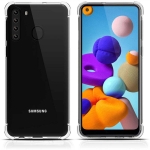قاب محافظ ژله ای کپسول دار 5 گرمی سامسونگ Clear Tpu Air Rubber Jelly Case For Samsung Galaxy A21