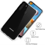 قاب محافظ ژله ای کپسول دار 5 گرمی سامسونگ Clear Tpu Air Rubber Jelly Case For Samsung Galaxy A21