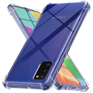 قاب محافظ ژله ای کپسول دار 5 گرمی سامسونگ Clear Tpu Air Rubber Jelly Case For Samsung Galaxy A41