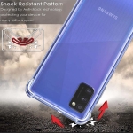 قاب محافظ ژله ای کپسول دار 5 گرمی سامسونگ Clear Tpu Air Rubber Jelly Case For Samsung Galaxy A41