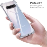 قاب محافظ ژله ای کپسول دار 5 گرمی سامسونگ Clear Tpu Air Rubber Jelly Case For Samsung Galaxy S10 5G