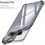 قاب محافظ ژله ای کپسول دار 5 گرمی سامسونگ Clear Tpu Air Rubber Jelly Case For Samsung Galaxy S10 5G