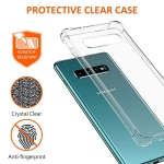 قاب محافظ ژله ای کپسول دار 5 گرمی سامسونگ Clear Tpu Air Rubber Jelly Case For Samsung Galaxy S10 Plus