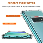 قاب محافظ ژله ای کپسول دار 5 گرمی سامسونگ Clear Tpu Air Rubber Jelly Case For Samsung Galaxy S10 Plus