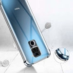 قاب محافظ ژله ای کپسول دار 5 گرمی شیائومی Clear Tpu Air Rubber Jelly Case For Xiaomi Redmi Note 9 Redmi 10X 4G