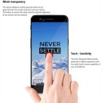محافظ صفحه نمایش تمام چسب با پوشش کامل وان پلاس Full Glass Screen Protector For OnePlus 5