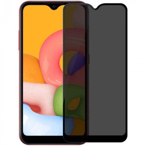 محافظ صفحه نمایش حریم شخصی تمام چسب با پوشش کامل سامسونگ Privacy Full Screen Protector For Samsung Galaxy A01