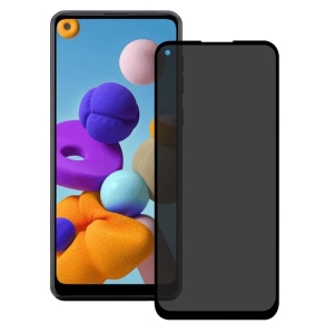 محافظ صفحه نمایش حریم شخصی تمام چسب با پوشش کامل سامسونگ Privacy Full Screen Protector For Samsung Galaxy A21