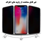 محافظ صفحه نمایش حریم شخصی تمام چسب با پوشش کامل شیائومی Privacy Full Screen Protector For Xiaomi Redmi 7A