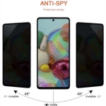 محافظ صفحه نمایش حریم شخصی تمام چسب با پوشش کامل شیائومی Privacy Full Screen Protector For Xiaomi Redmi Note 9 Pro Note 9 Pro Max Note 9S