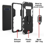 قاب محافظ ضد ضربه انگشتی سامسونگ Ring Holder Iron Man Armor Case Samsung Galaxy S10 Plus