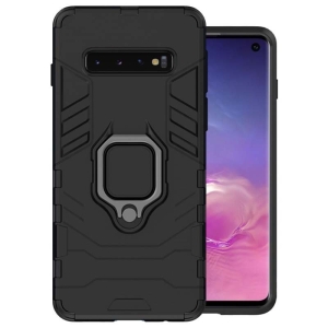قاب محافظ ضد ضربه انگشتی سامسونگ Ring Holder Iron Man Armor Case Samsung Galaxy S10