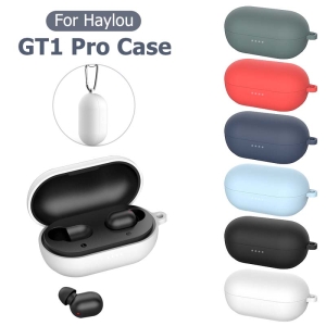 کاور محافظ سیلیکونی شیائومی Silicone Case For Xiaomi Haylou GT1 Pro همراه با قلاب آویز