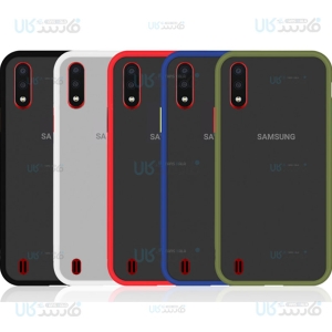 قاب محافظ سامسونگ Transparent Hybrid Case For Samsung Galaxy A01