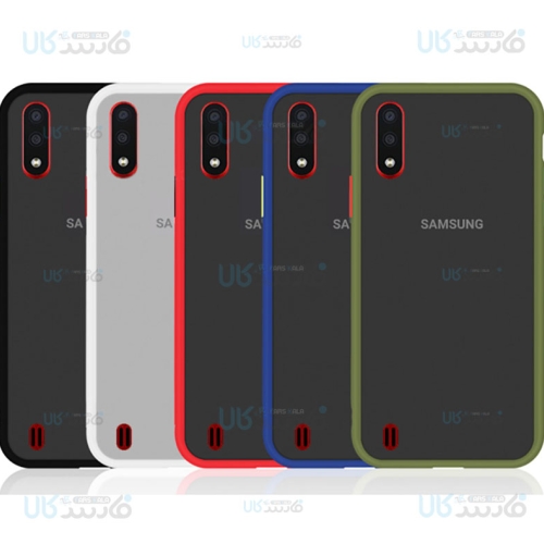 قاب محافظ سامسونگ Transparent Hybrid Case For Samsung Galaxy A01