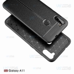 قاب ژله ای طرح چرم سامسونگ Auto Focus Jelly Case For Samsung Galaxy A11