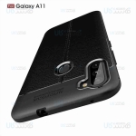 قاب ژله ای طرح چرم سامسونگ Auto Focus Jelly Case For Samsung Galaxy A11