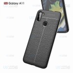 قاب ژله ای طرح چرم سامسونگ Auto Focus Jelly Case For Samsung Galaxy A11